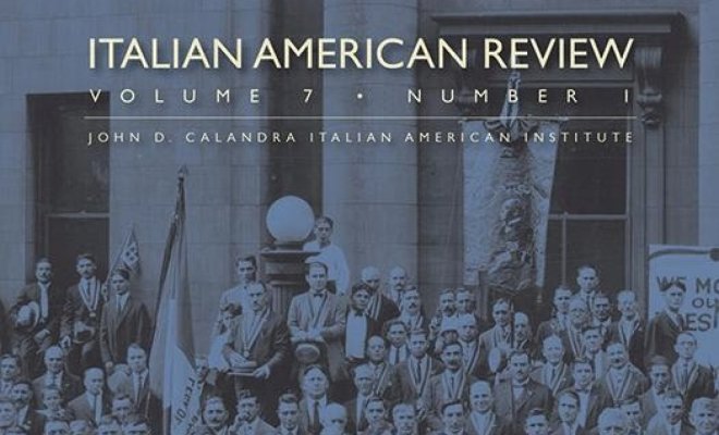 Cover of the Italian American Review Volume 7 Number 1