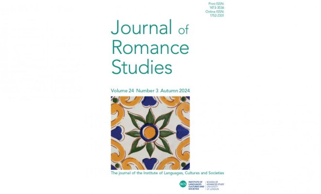 Cover of Volume 24 Number 3 of the Journal of Romance Studies