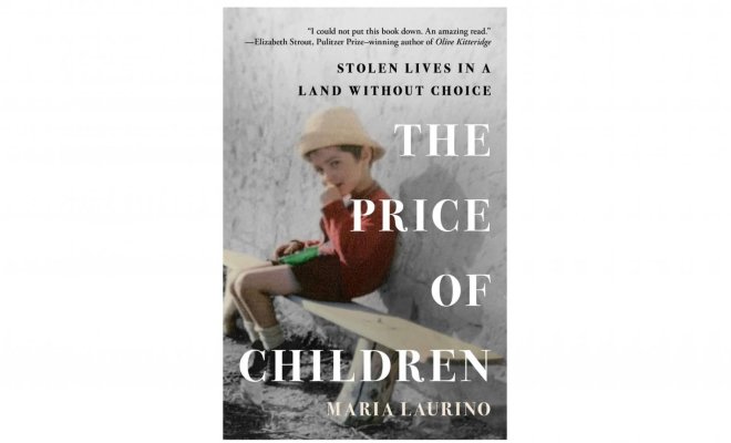 A book cover for "The Price of Children" by Maria Laurino