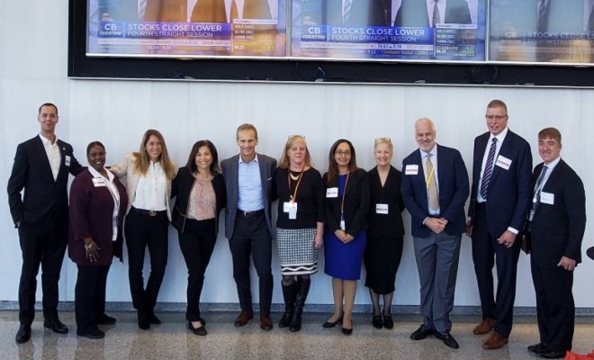 Feliciano staff with Prudential executives 