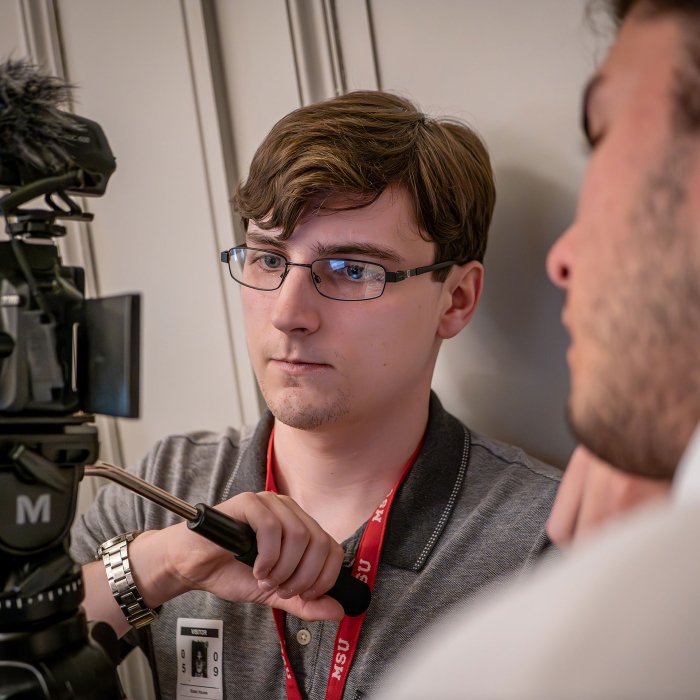 Alex Greaney at the camera.