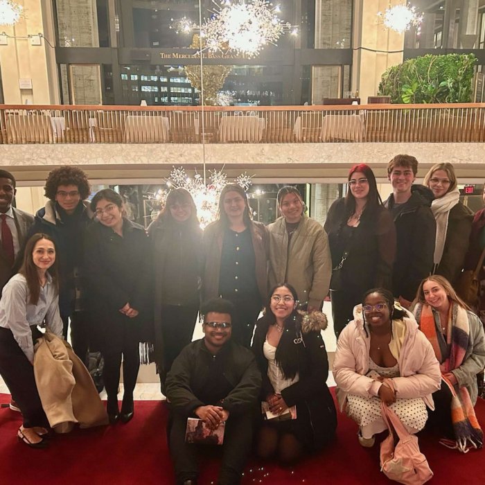 Cali School of Music Opera students at the Metropolitan Opera in New York City
