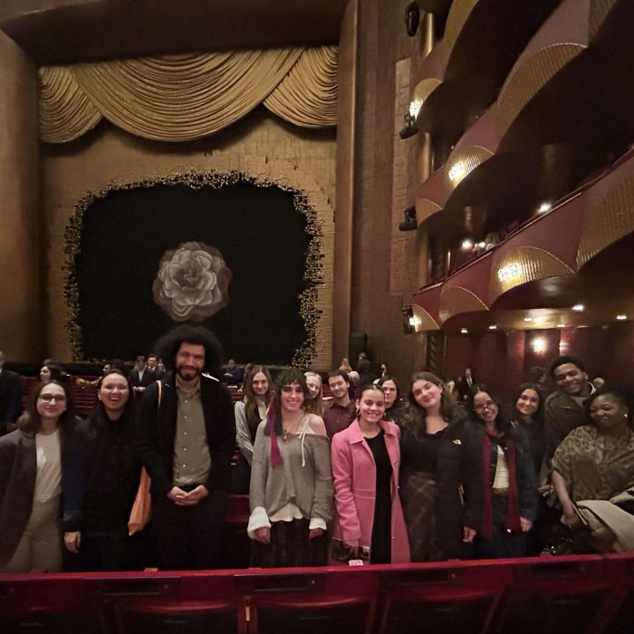 Cali School of Music Opera students at the Metropolitan Opera in New York City
