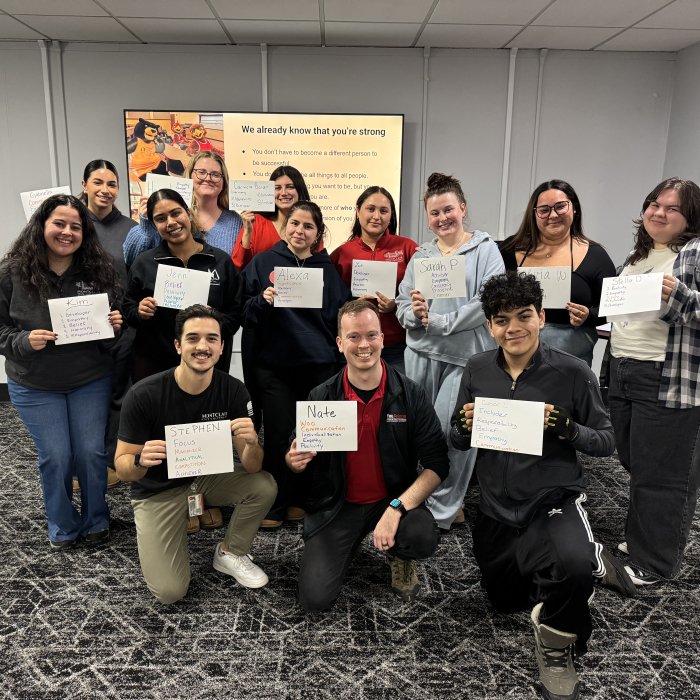 future student affairs professional cohort posing