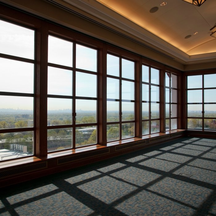 panoramic view of montclair and the nyc skyline