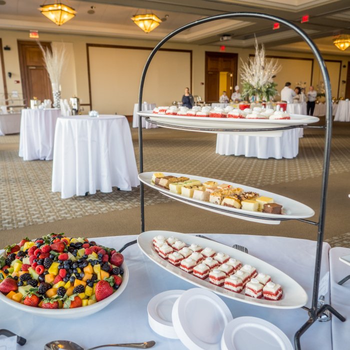 catering for holiday party in main ballroom