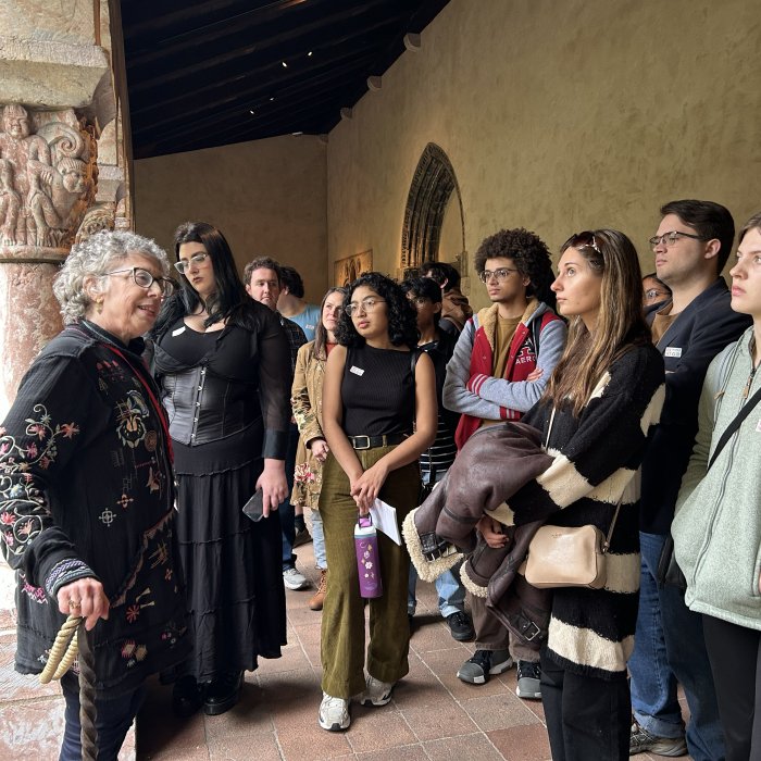 Music History Field Trip to Cloisters Group photo