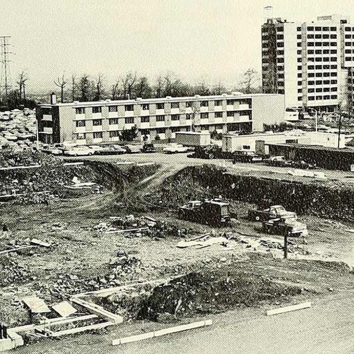 Student Union Construction Site 1972