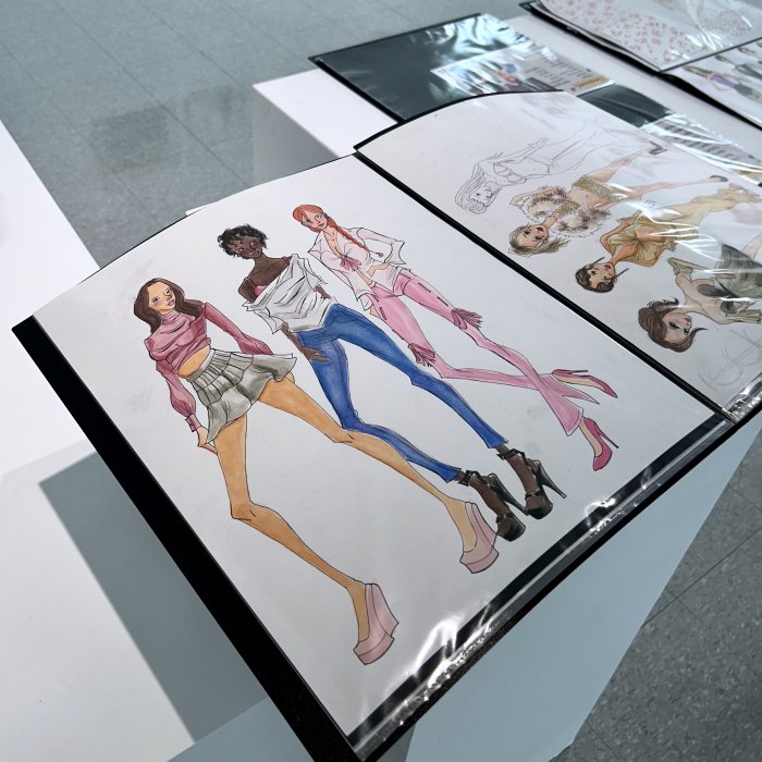 Fashion student work example