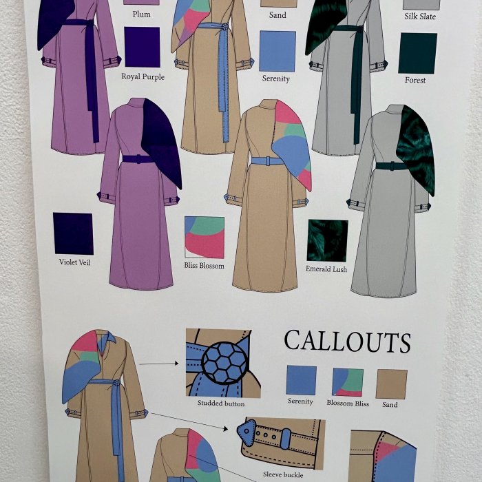 Fashion student work example
