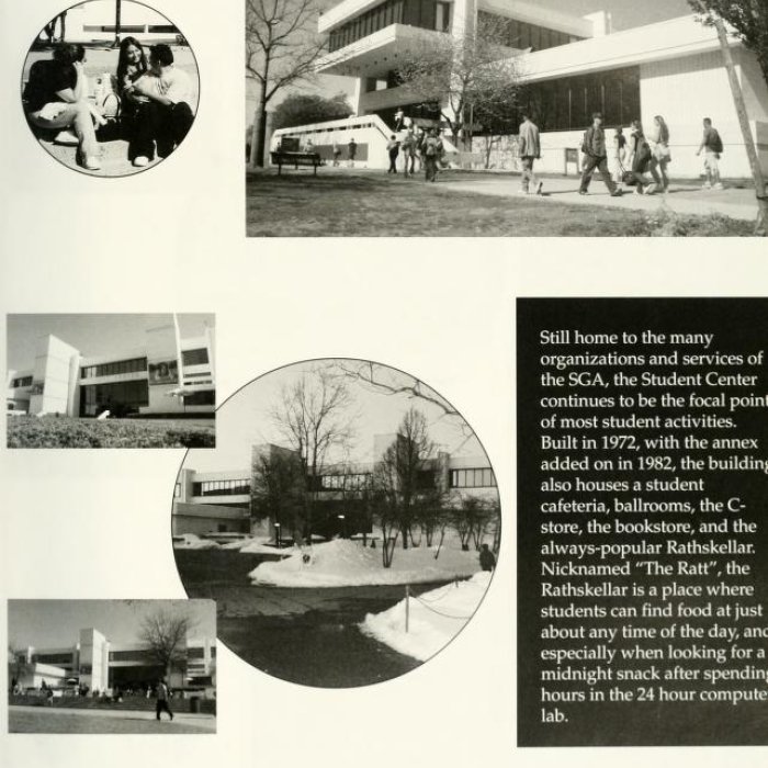 2003 Student Center Yearbook page
