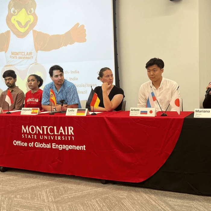 A student panel at the 2025 Metro Tour