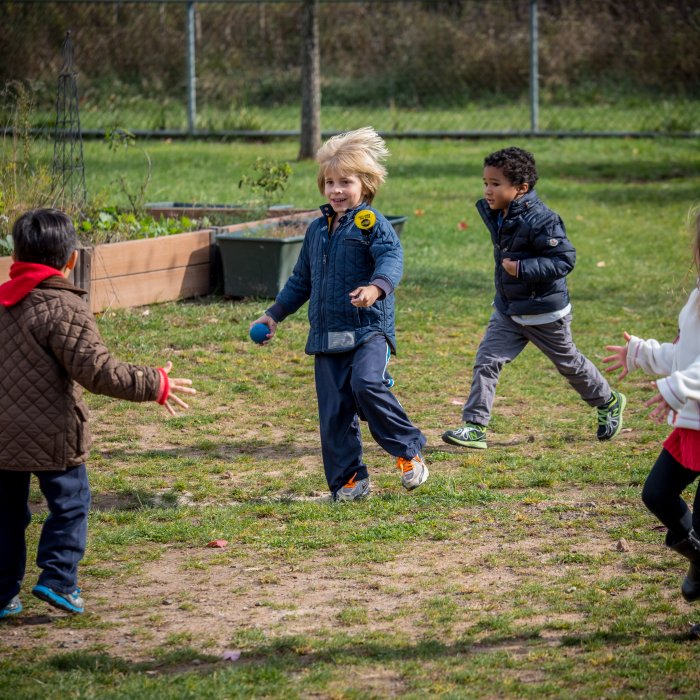 kids playing outside