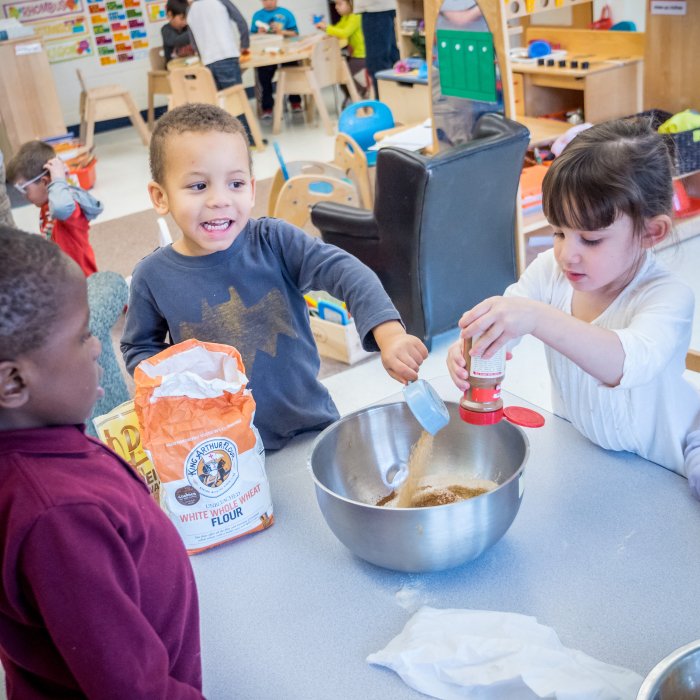 kids baking at bscc