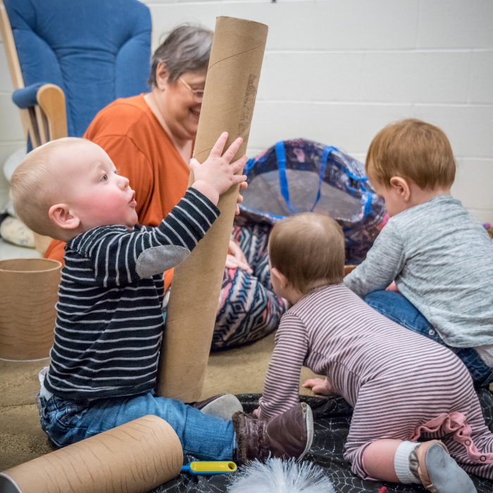 babies playing at bscc