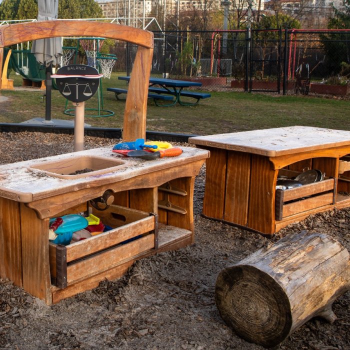 outdoor kitchen at BSCC