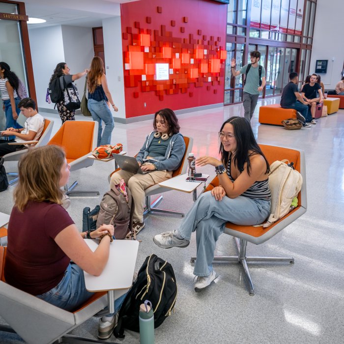 Students at the School of Communication and Media