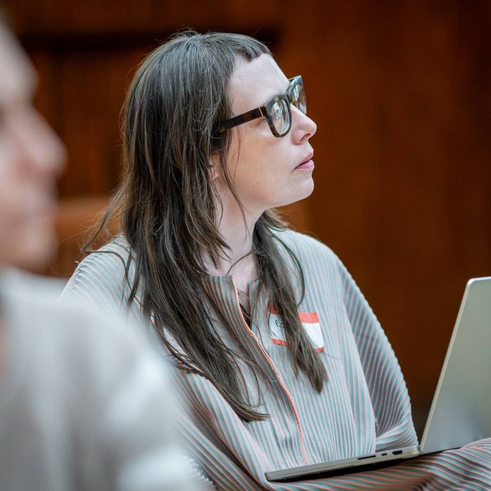 attendee with laptop