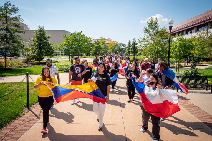 Student Flag Procession