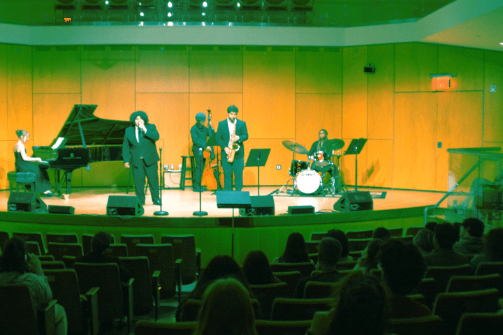 Jazz Combo on stage performing