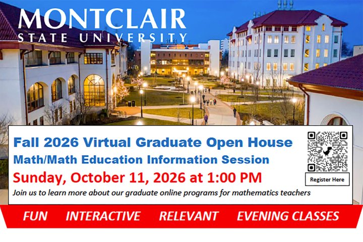 Math/Math Ed Info Session flyer header