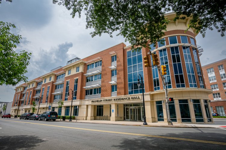 exterior shot of franklin hall