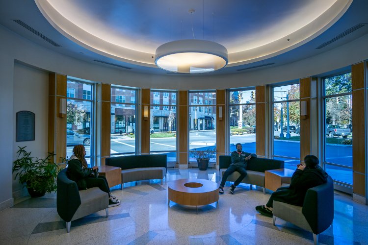 inside of Franklin Street Residence Hall 