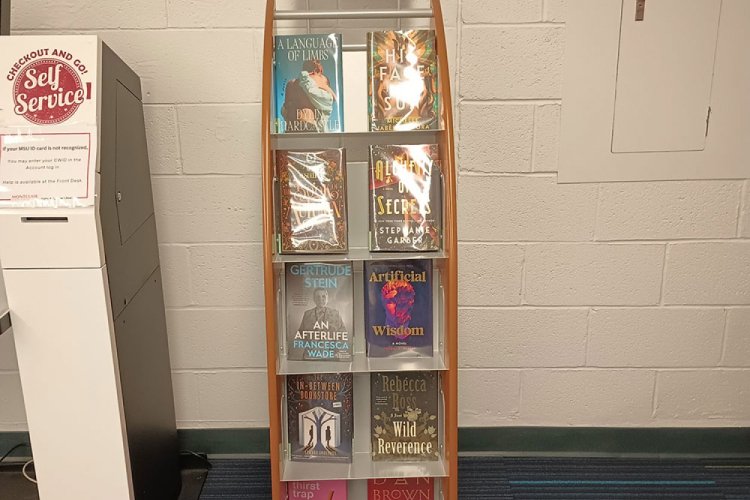 pop picks shelf with leisure books