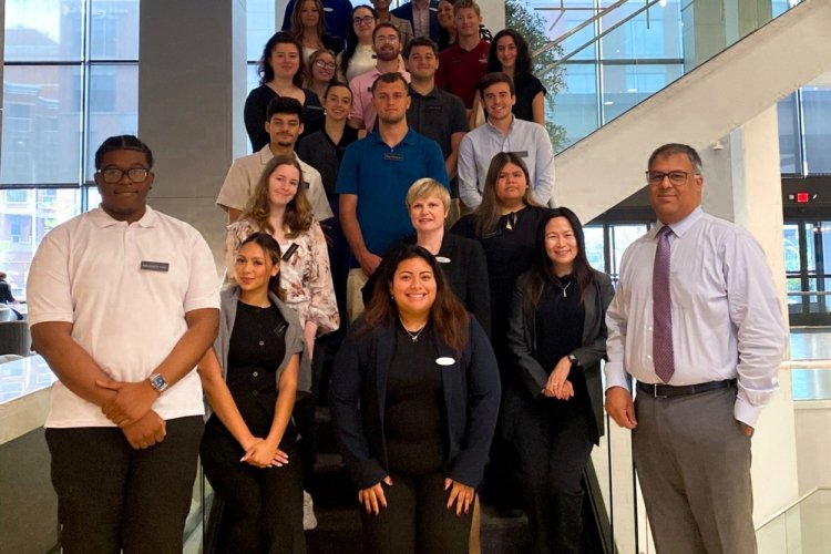 Feliciano hospitality group photo of students