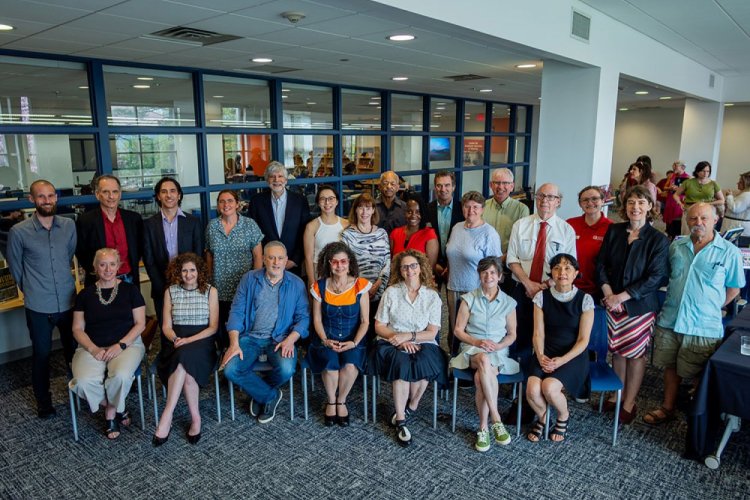 group photo of university authors