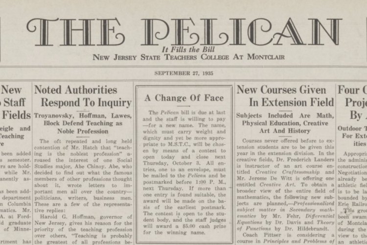 student newspaper heading