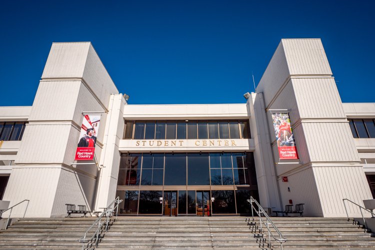 the student center front