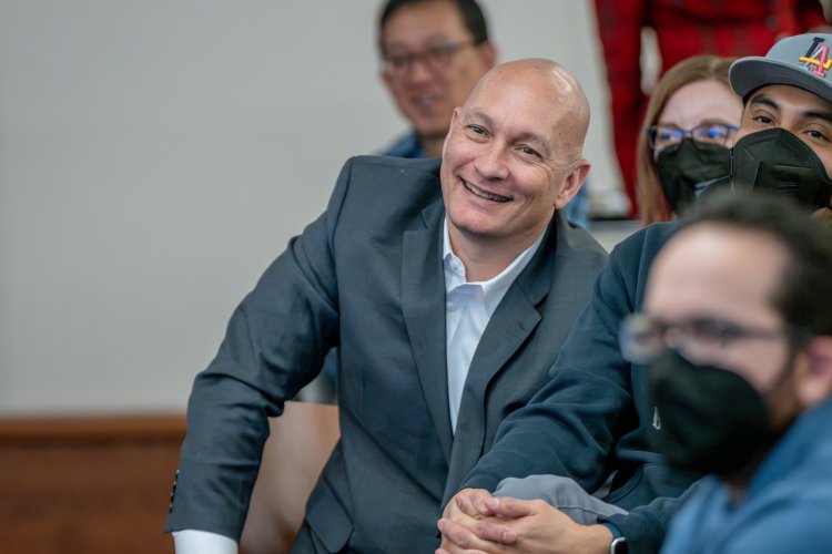 smiling man