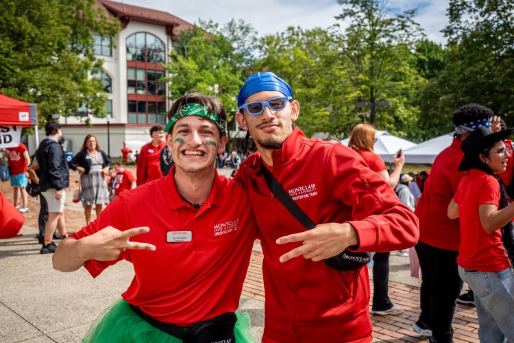 two orientation leaders