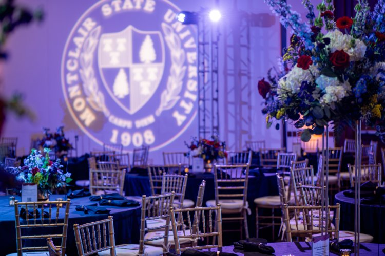 Seating inside the event space