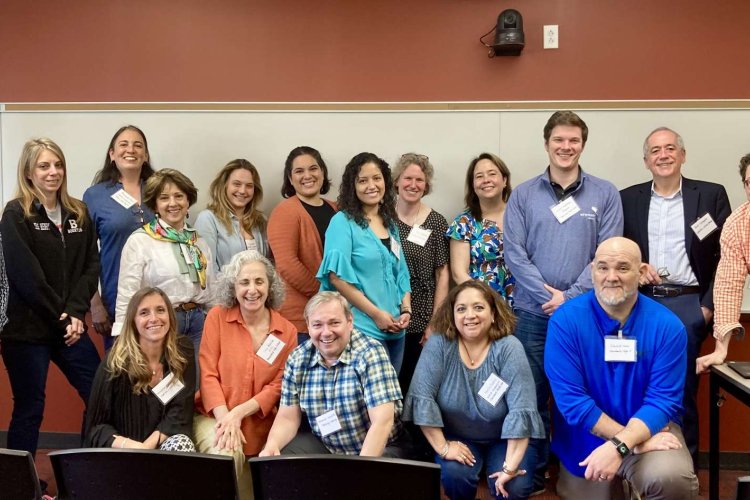 Group of faculty for the HOLA event