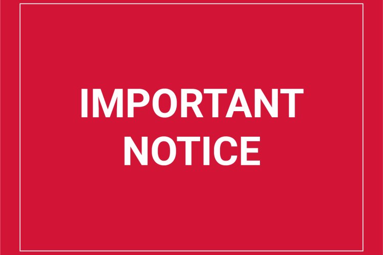 Important Notice