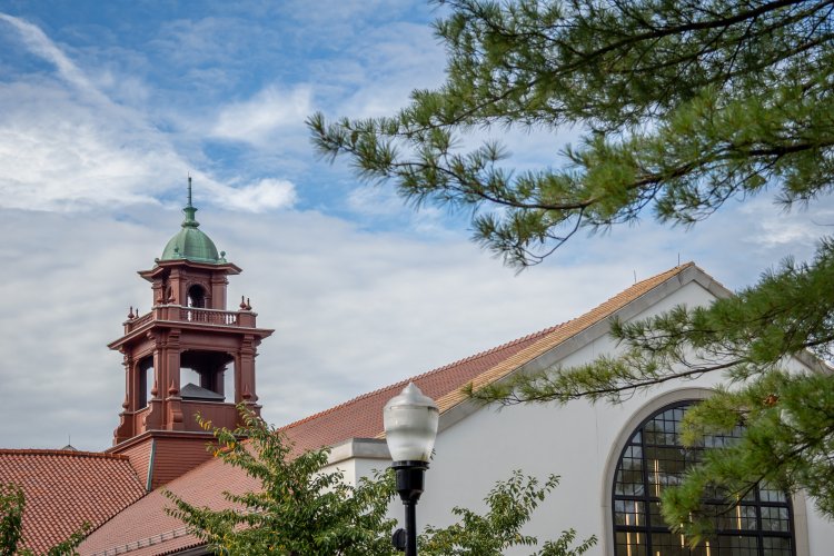 photo of the Cole Hall bell tower