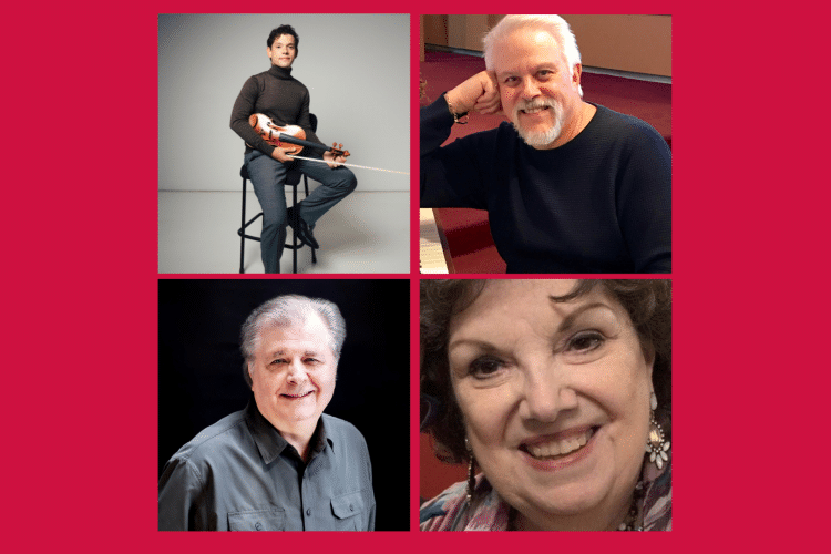 Ron Levy with other Faculty Performers