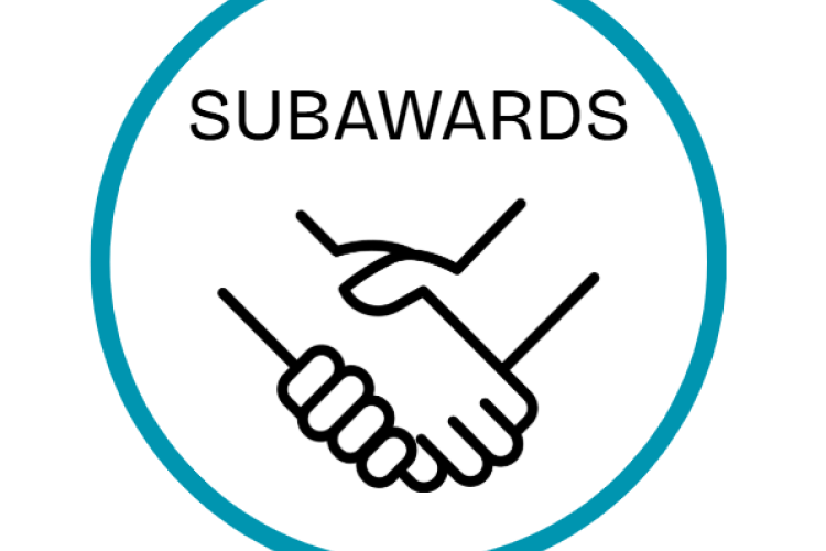 subawards: clip art of shaking hands