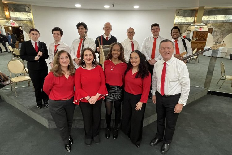 University Balkan Ensemble group photo