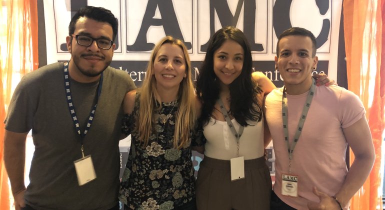 Group photo of WMSC alumni from 2018.