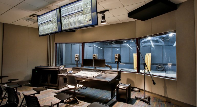 Foley Recording Studio on Montclair State University Campus