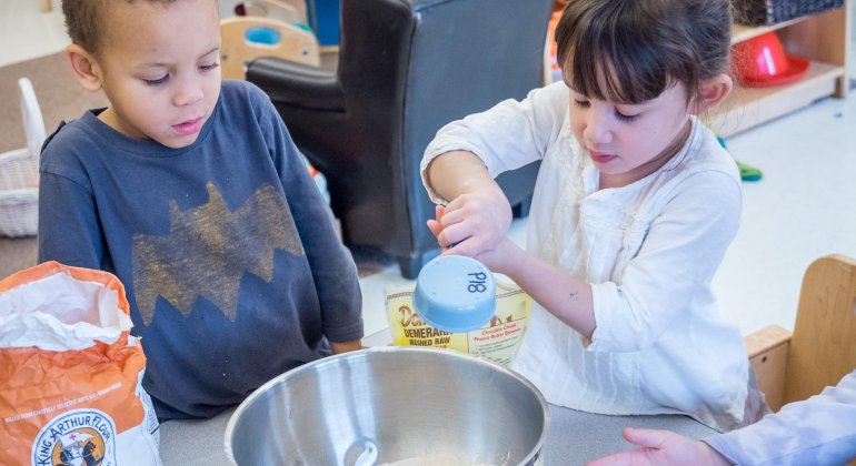 children at the children center