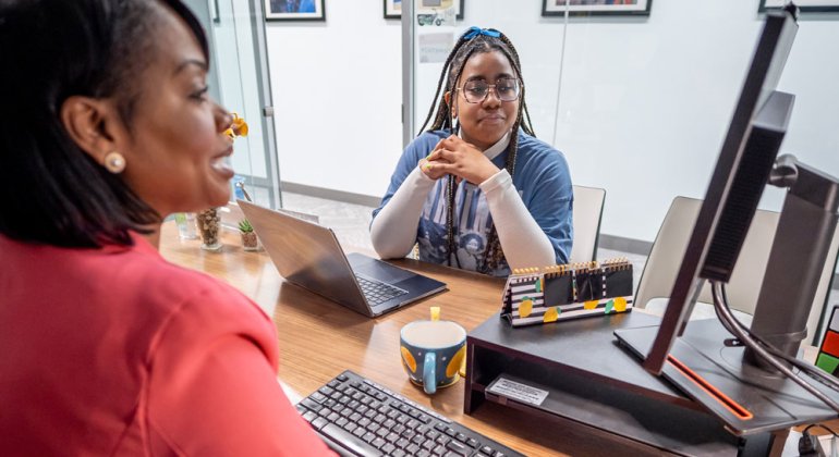 a student and their advisor