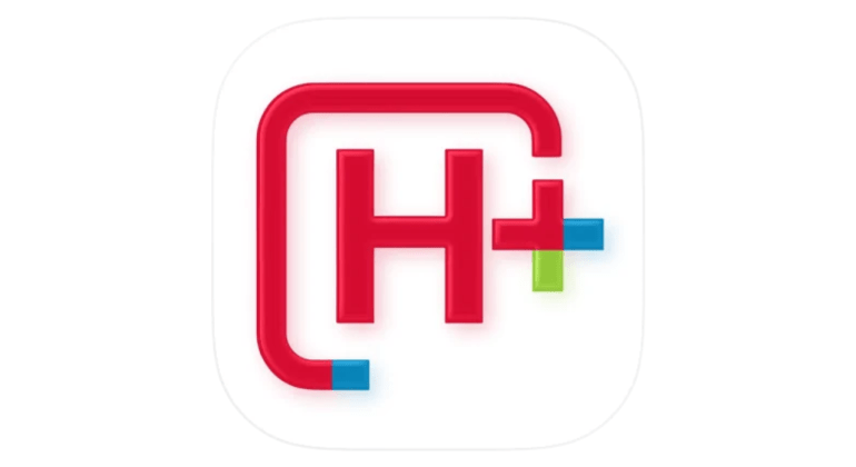 Hawk+ logo mobile version.