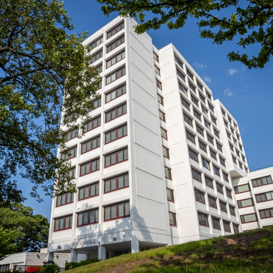 exterior shot of Bohn Hall