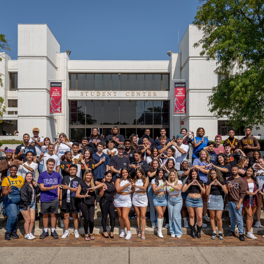 big group picture of all different greek life students