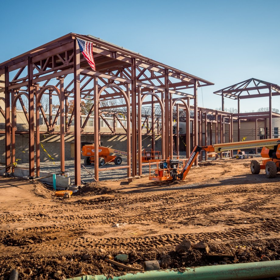 Construction Site of SCOM Building on Campus 2015