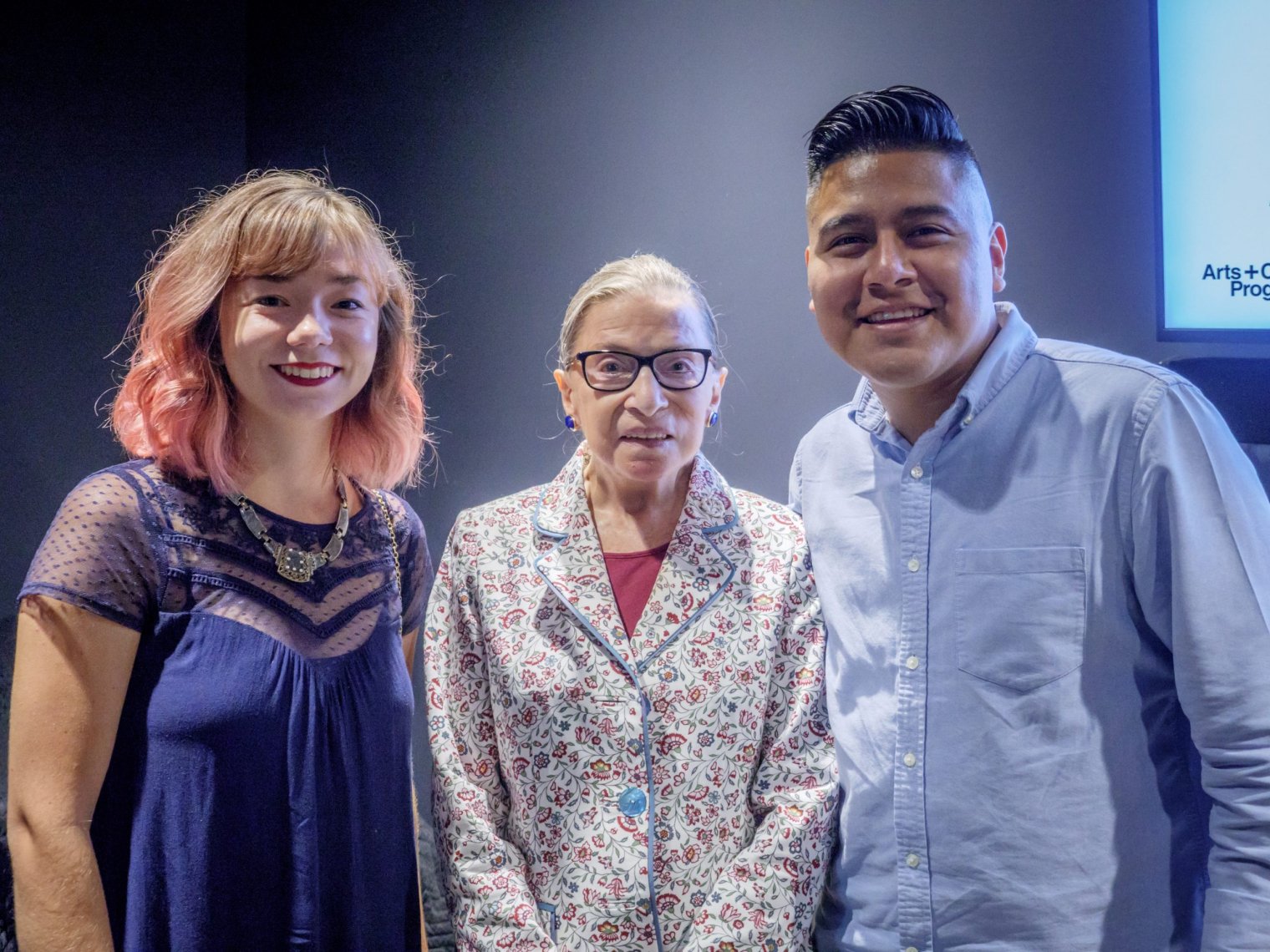 Ruth between Allison Gormley and Gustavo Vasquez.